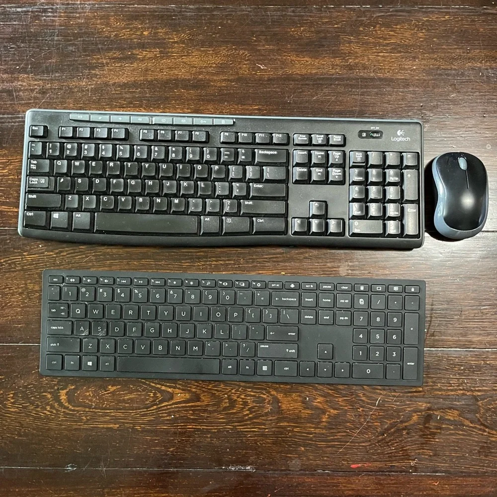 2 keyboards and 1 mouse